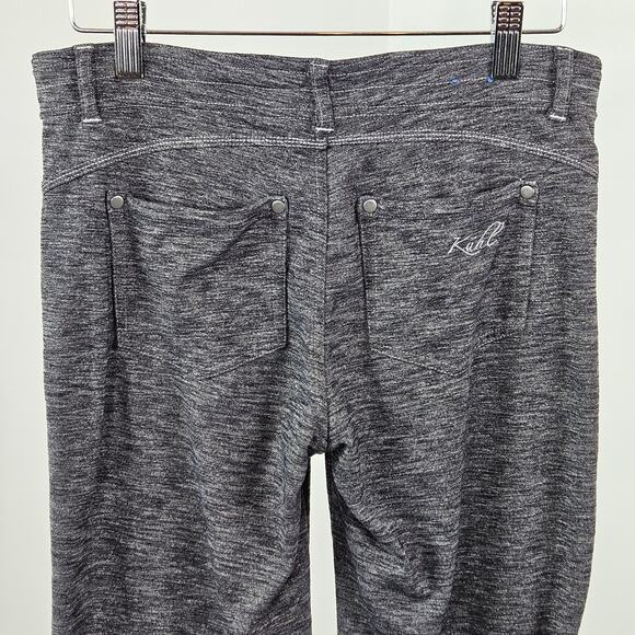 Kuhl Straight Leg Stretch Legging Pants in Space-Dyed Gray | Women's 8 Short - Picture 6 of 15